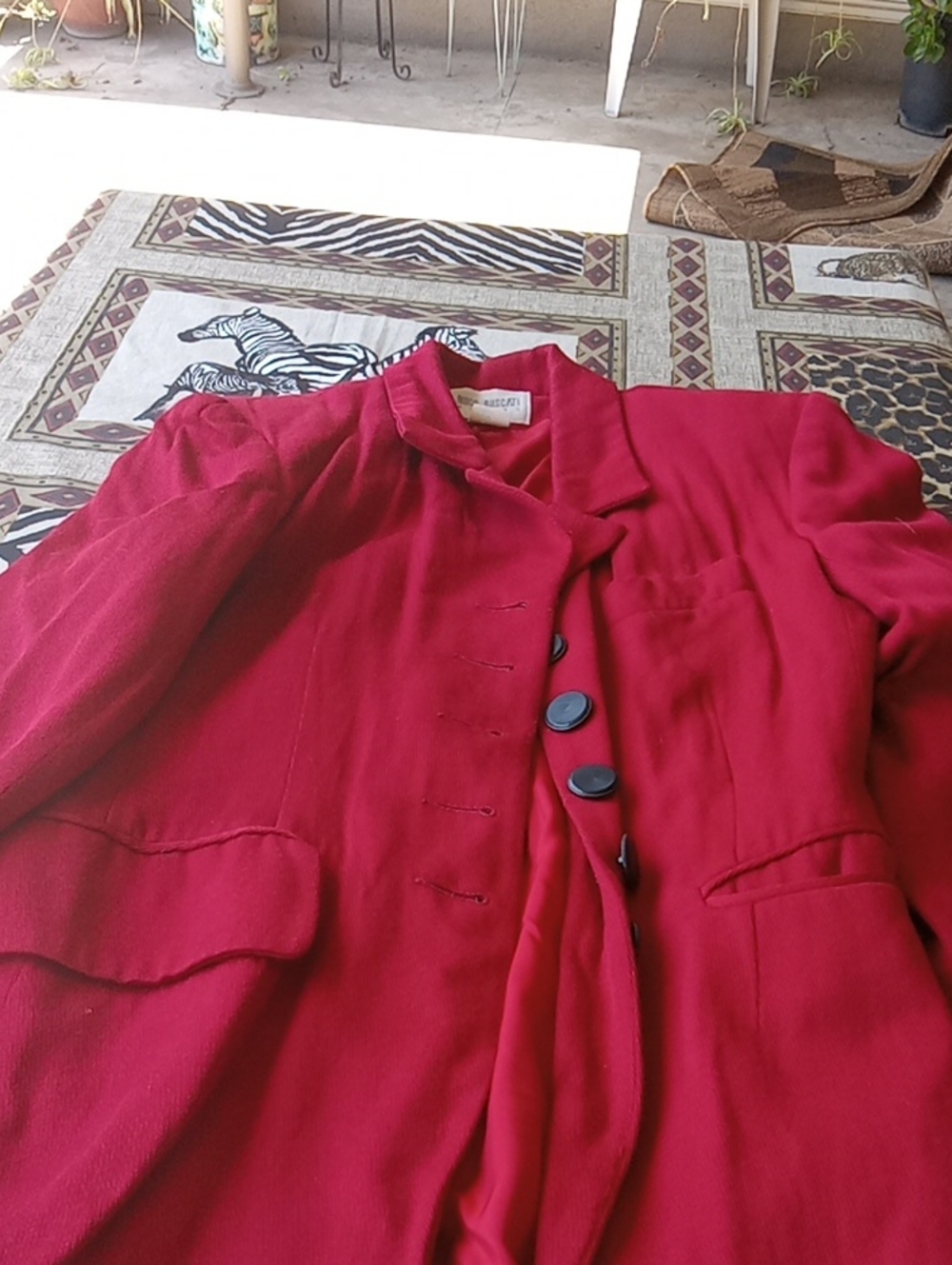 HUGO BASCATI MILANO DARK BURGUNDY JACKET